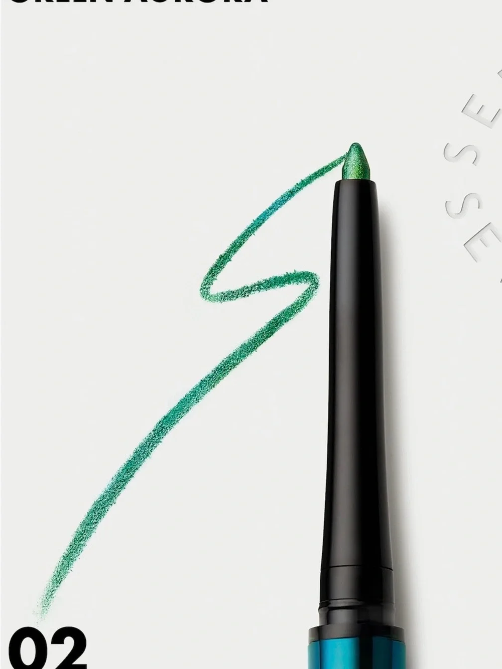 Sephora 12 hr colorfull special effects multichrome eyeliner Green Aurora